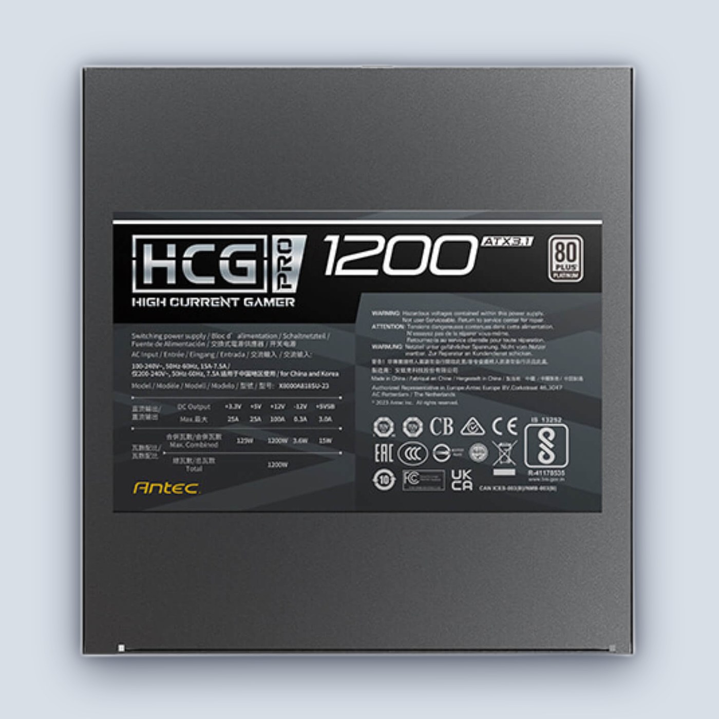 Antec PSU 1200W HCG1200 (ATX3.1) PRO Platinum Power Supply — image 5