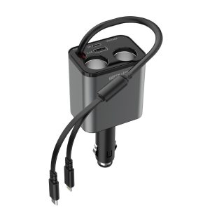 Green Lion Green Lion Multiport 90W Car Charger – Black