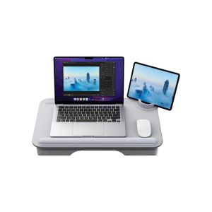 Green Lion Green Lion Multi-Functional Cushioned Lap Desk 17 – Gray