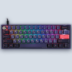 Ducky One 3 Mini Cosmic Cherry Silver Switch (Hebrew/English) Mechanical Keyboard