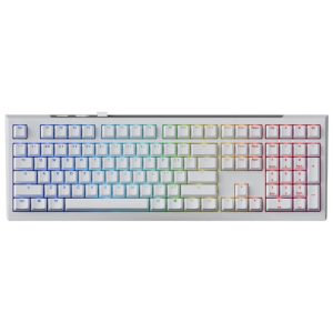 Ducky One X Wireless Analog Switch White (Hebrew/English) Wireless Mechanical Keyboard