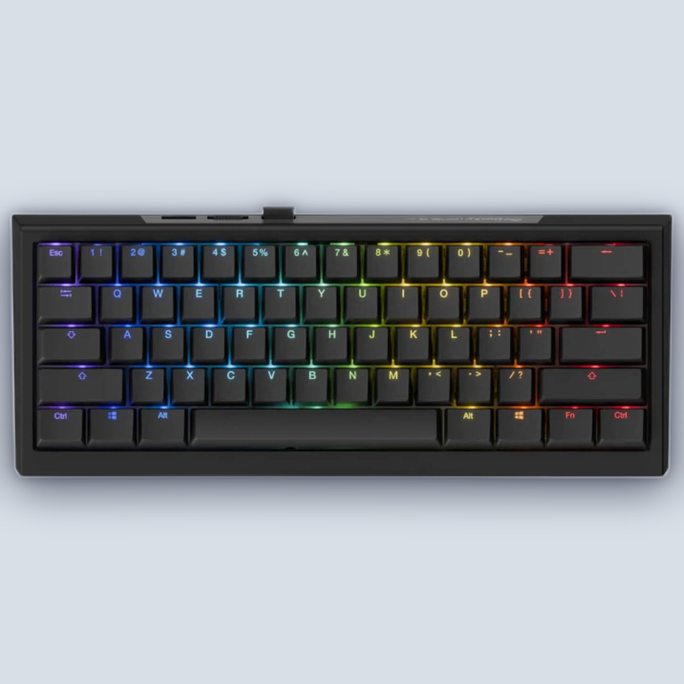 Ducky One X Mini Wireless Analog Switch Black (Hebrew/English) Wireless Mechanical Keyboard