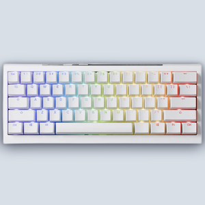Ducky One X Mini Wireless Analog Switch White (Hebrew/English) Wireless Mechanical Keyboard
