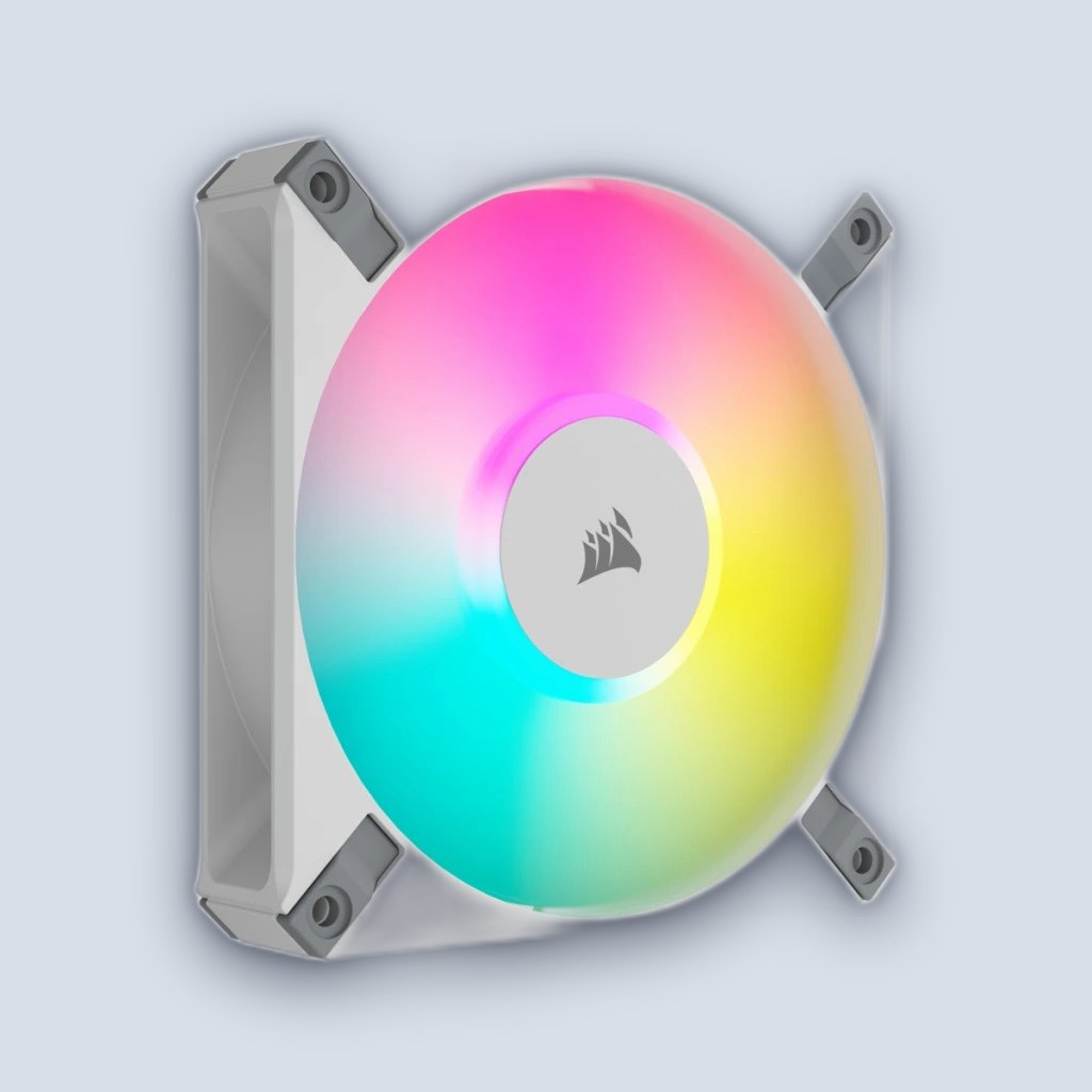 Corsair iCUE AF120 RGB ELITE 120mm PWM White Fan — image 3