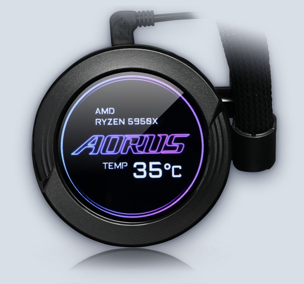 Gigabyte AORUS WATERFORCE X 240 LCD Liquid Cooler โ image 3