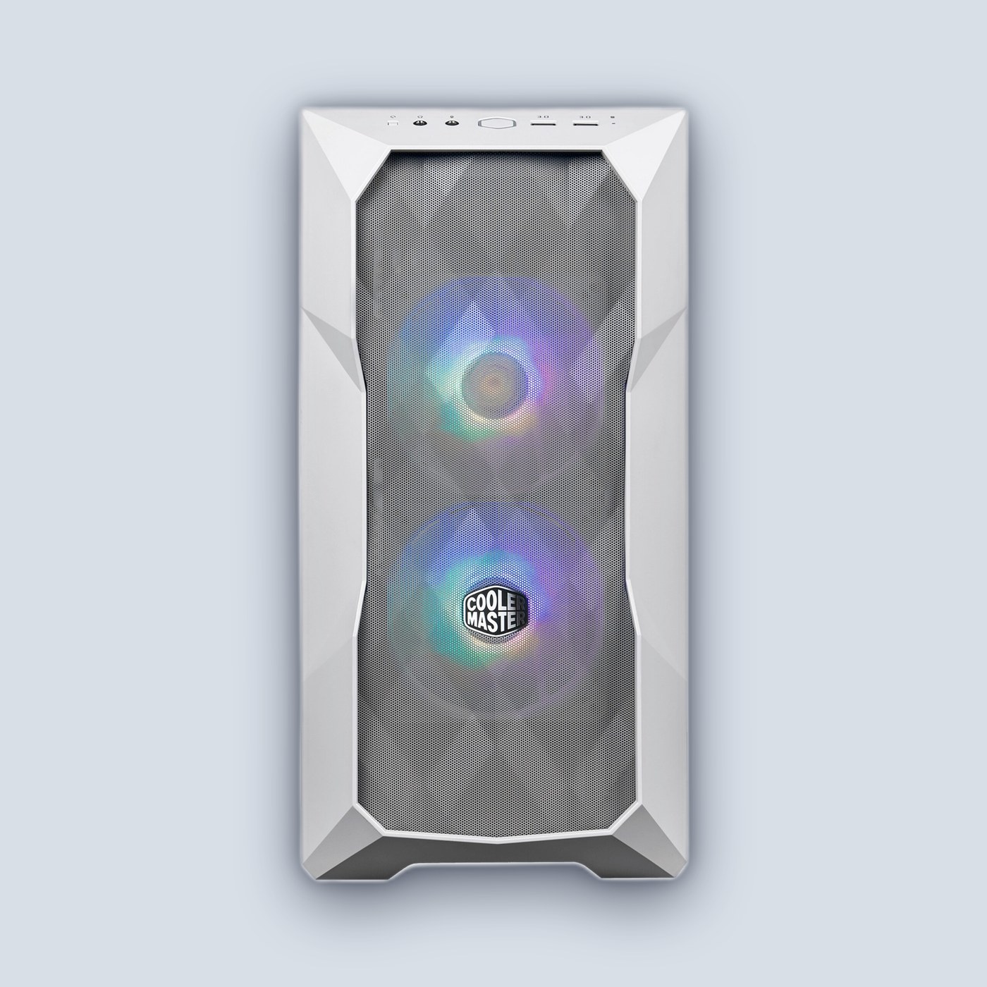 CoolerMaster MasterBox TD300 Mesh White PC Case — image 3
