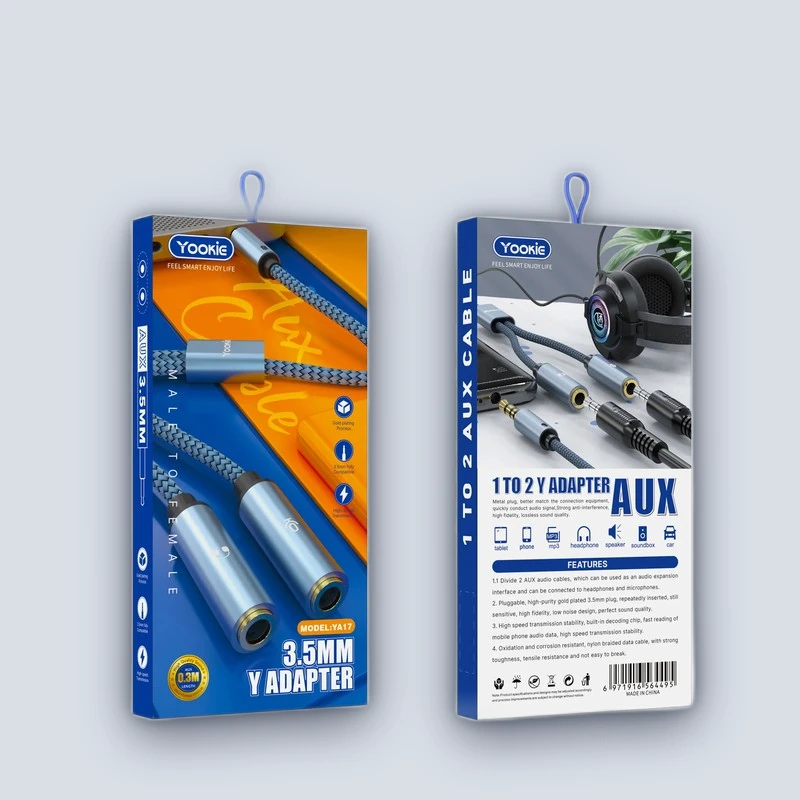 Yookie YA17 AUX Y Adapter