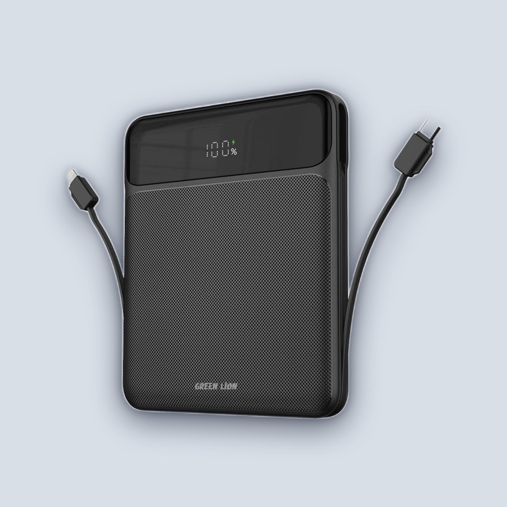 Green Lion Green Lion Ultra Thin 120W 20000mAh Power Bank – Black
