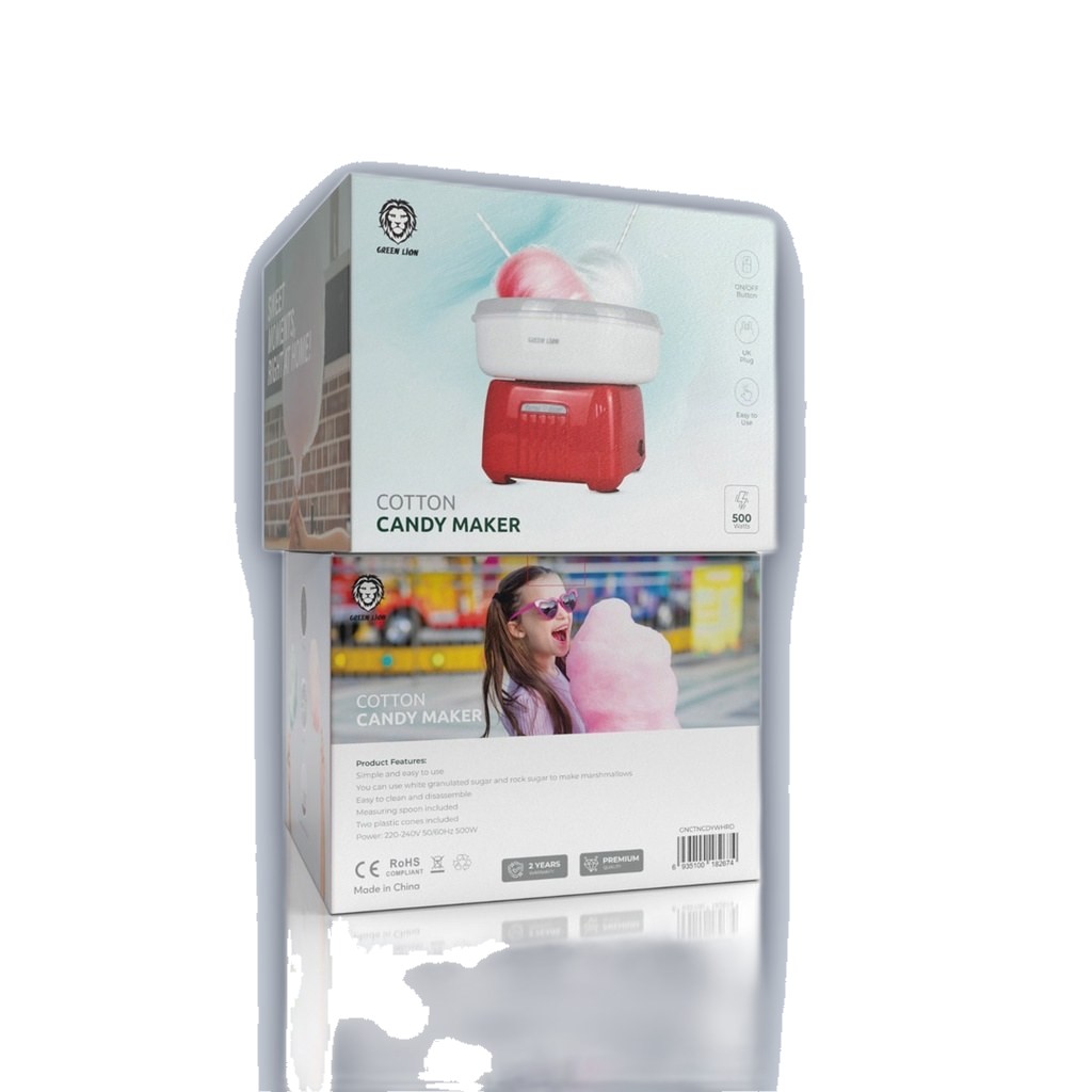 Green Lion Green Lion Cotton Candy Maker 500W – White Red