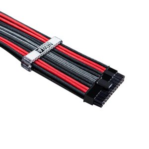 1StPlayer Steampunk Power Extension Cables Black-Red-Gray