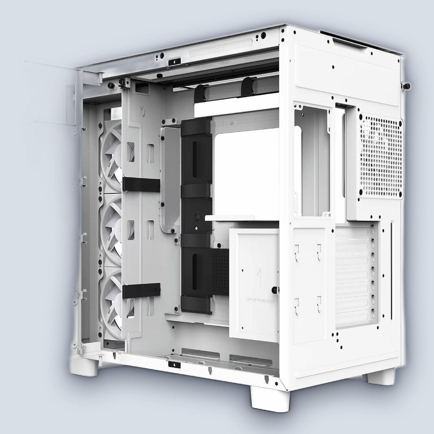 NZXT H9 Elite White PC Case — image 7