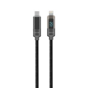 Green Lion Green Lion Digital Display Cable USB-C to Lightning – Black