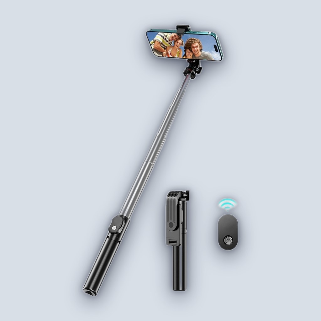 Green Lion Green Lion Tripod Selfie Stick – Black