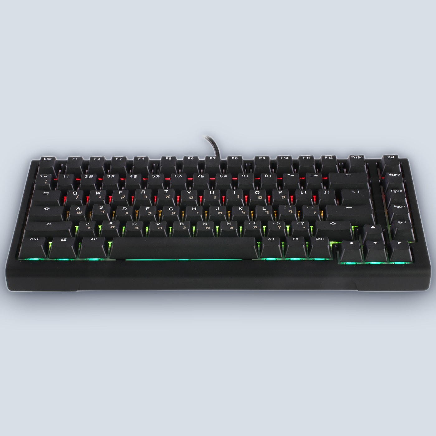 Ducky ProjectD Tinker 75 Cherry Silver Switch (Hebrew/English) Mechanical Keyboard — image 2