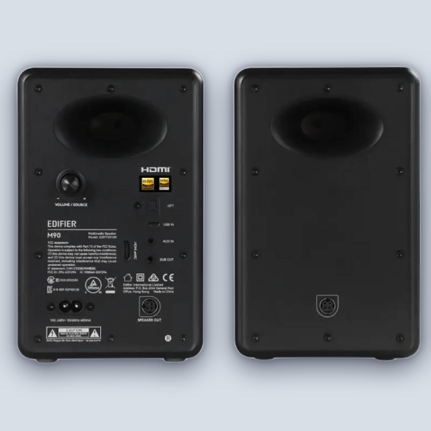 Edifier M90 100W Compact Black Active 2.0 Speakers — image 5