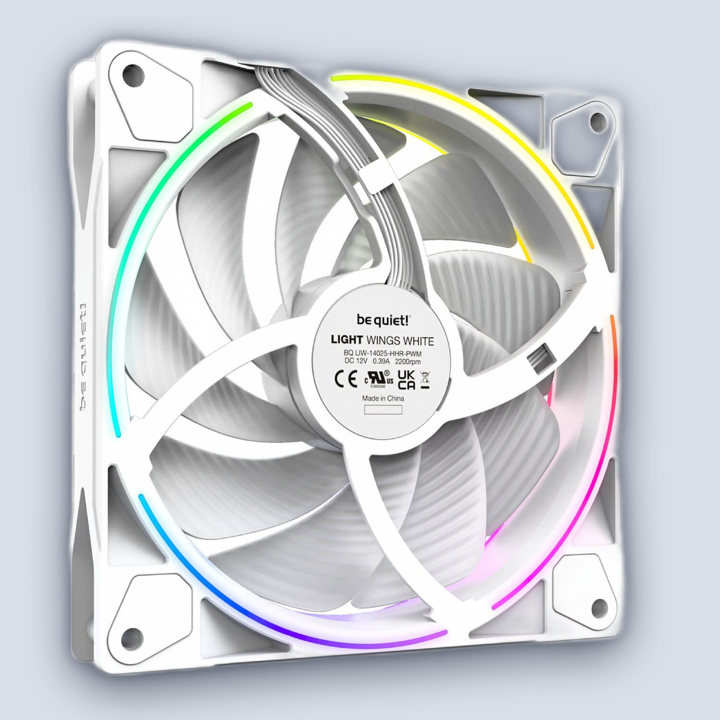be quiet! Light Wings White 140mm PWM High-Apeed Triple-Pack — image 2