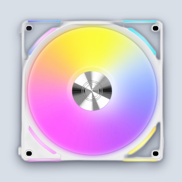 LIAN-LI Cooler 120mm AL120V2-3W UNI White 3-Fan — image 3