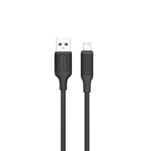 Green Lion Green Lion USB-A to Lightning PVC Cable 2M – Black
