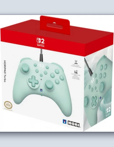 NSW2 CONTROLLER WIRED HORIPAD TURBO COZY GREEN NINTENDO SWITCH 2