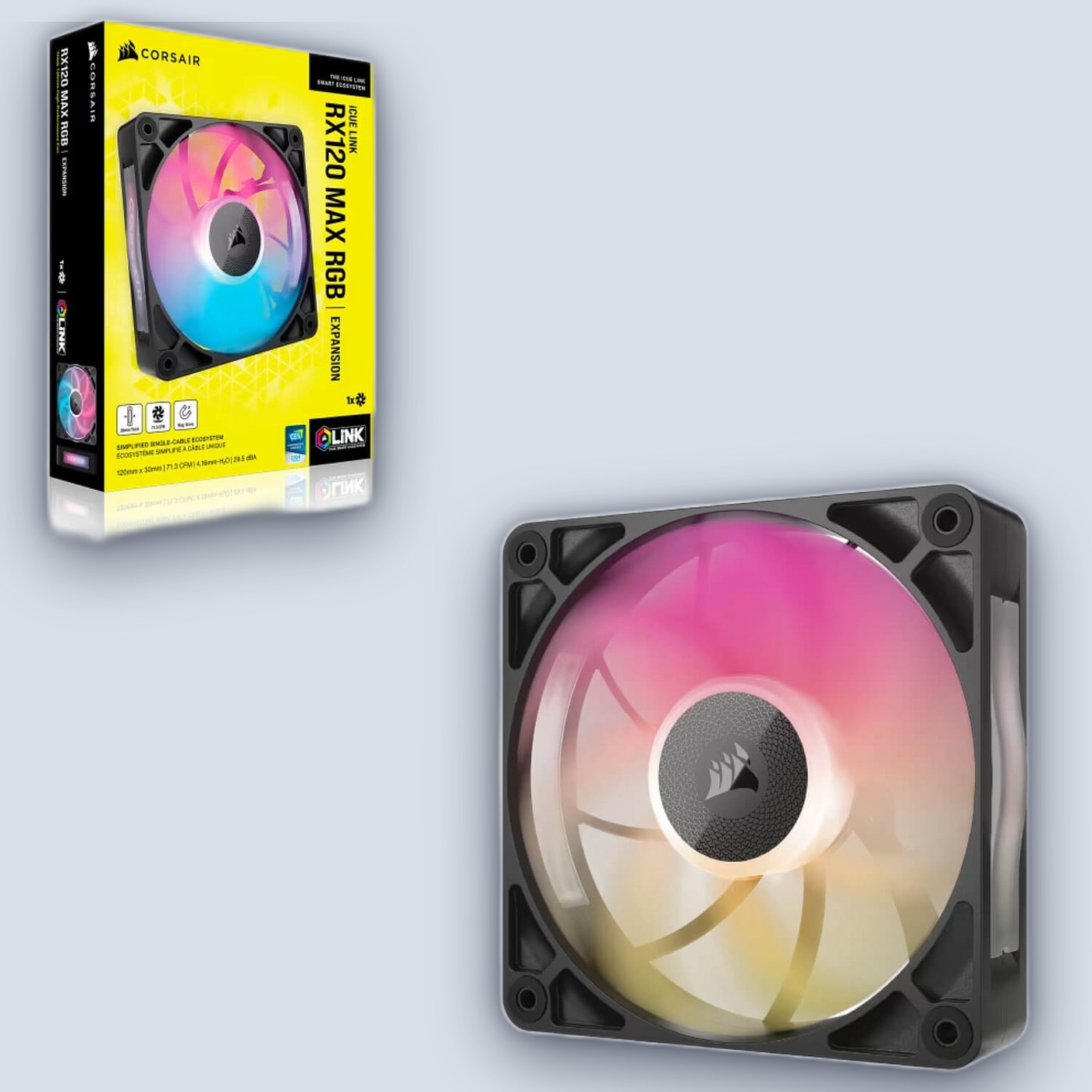 Corsair iCUE LINK RX120 MAX RGB 120mm Fan โ image 3