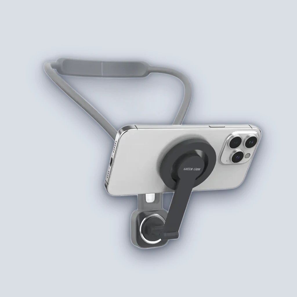 Green Lion MagSafe Neck Phone Holder – Grey