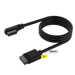 Corsair Corsair iCUE LINK 1x 600mm Straight/Slim 90 connectors Cable