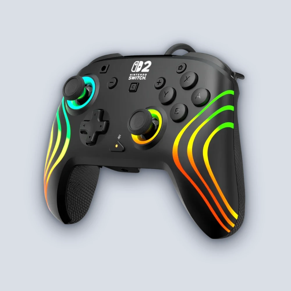 Turtle Beach Turtle Beach Nintendo Switch 2 Afterglow Wave Wired Controller Turtle Beach Network Device
