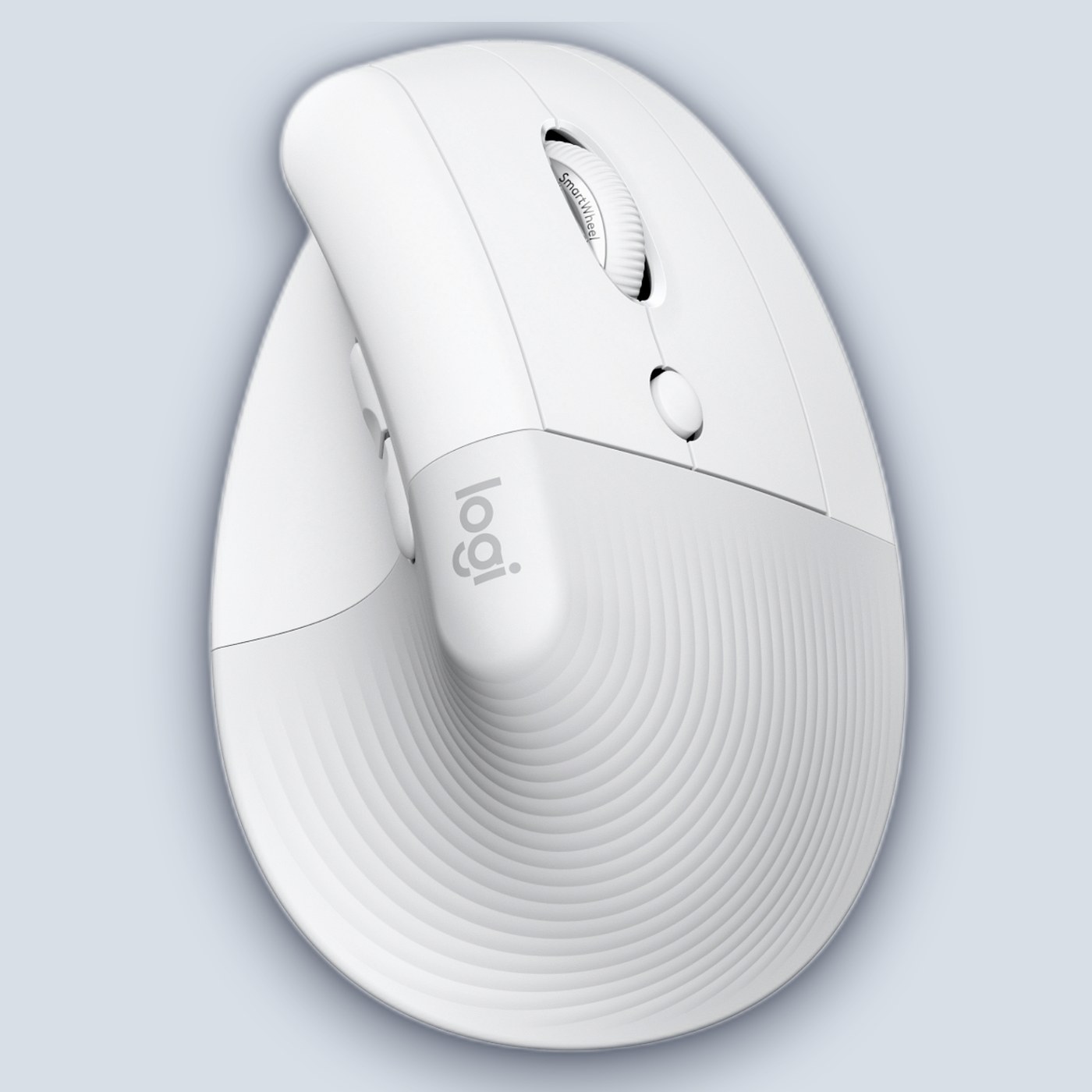 Logitech Lift Vertical White Mouse