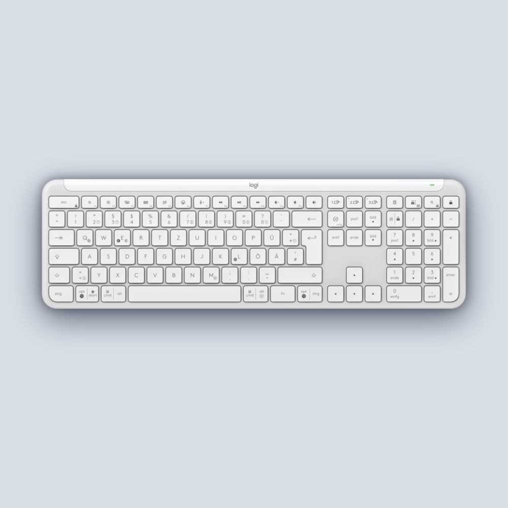 Logitech Logitech K950 SLIM Off-white Gaming Keyboard