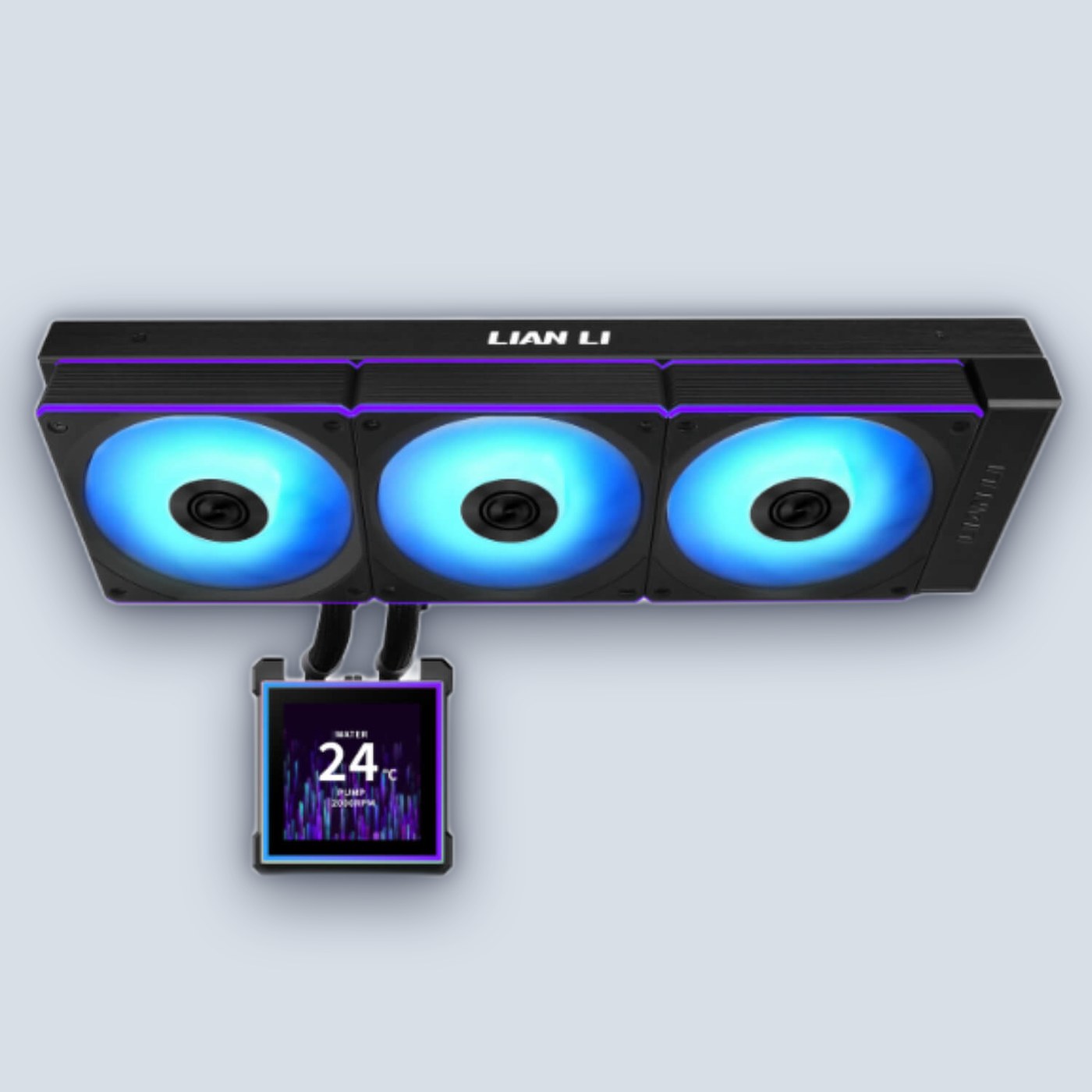 Lian-Li HydroShift II LCD-S 360CL Black CPU Liquid Cooler — image 2