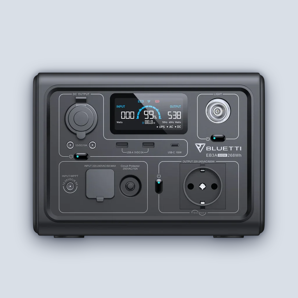 BLUETTI BLUETTI EB3A 600W 268Wh UPS