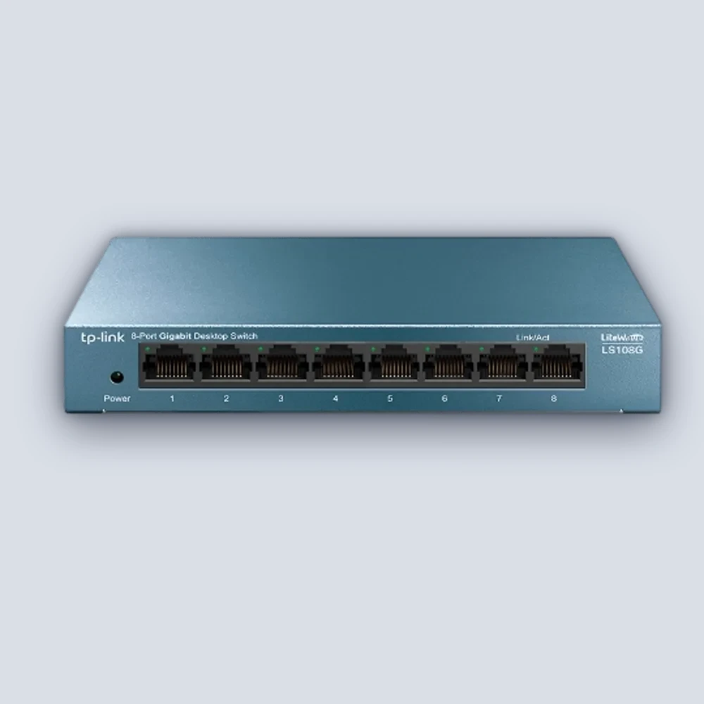 TP-Link TP-Link LS108G 8-Port Desktop Switch Network Device