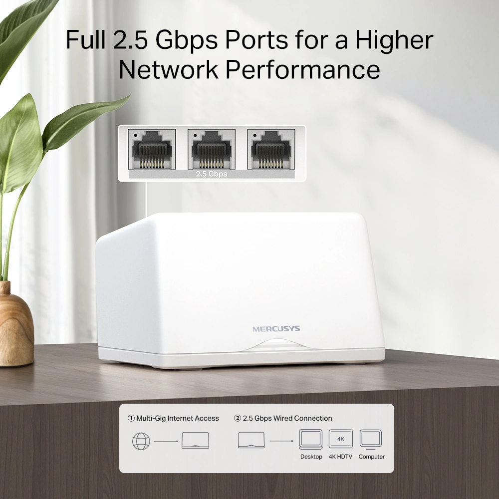 Mercusys Mercusys 2-PACK HALO H47BE BE9300 Network Device