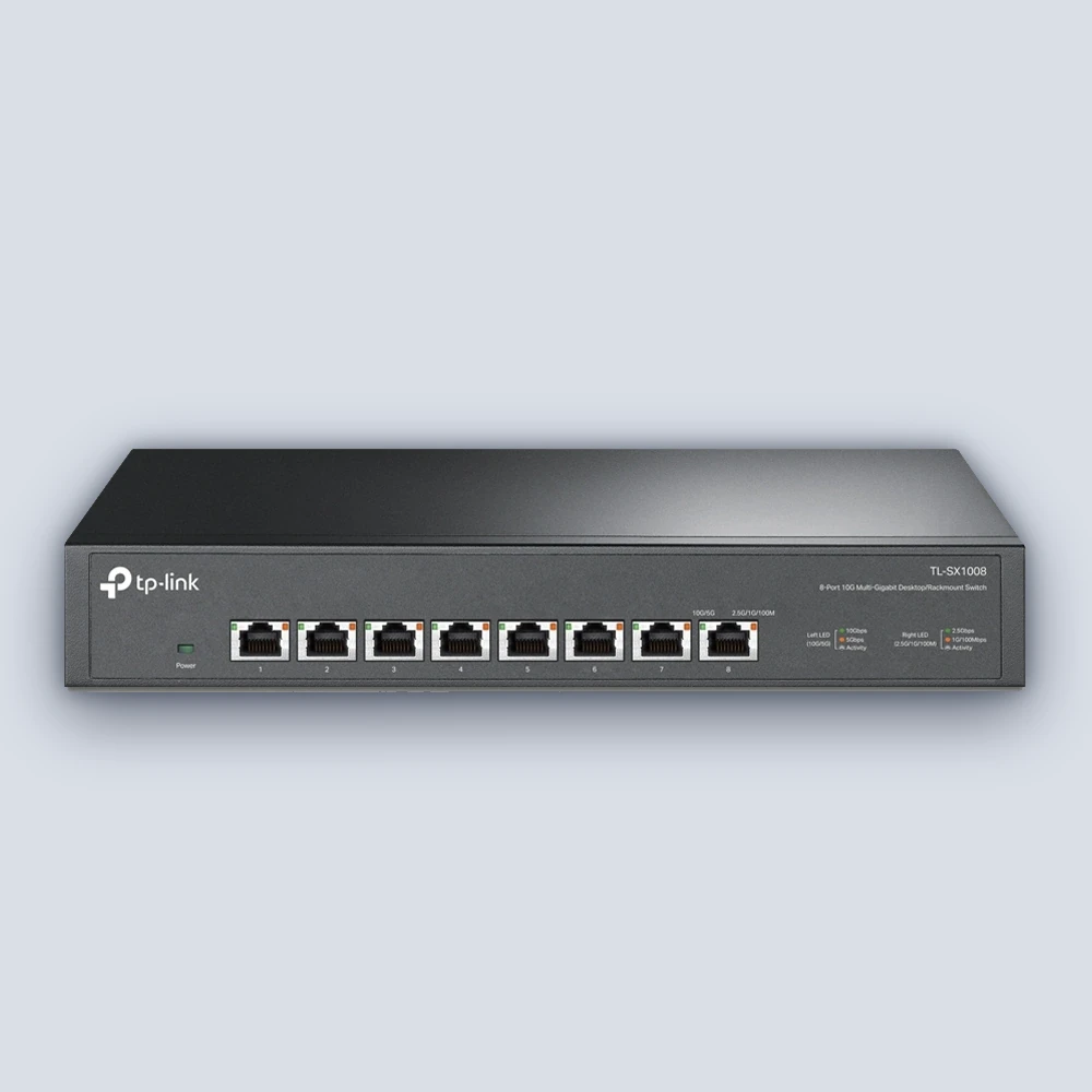 TP-Link TP-Link TL-SX1008 8-Port Switch Network Device
