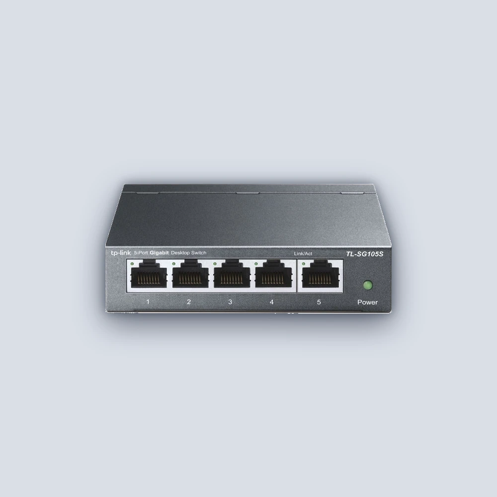 TP-Link TP-Link TL-SG105S 5-Port Desktop Switch Network Device