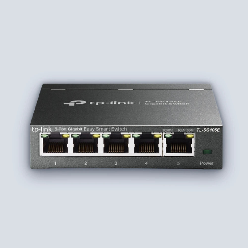 TP-Link TP-Link TL-SG105E 5-Port Gigabit Switch Network Device