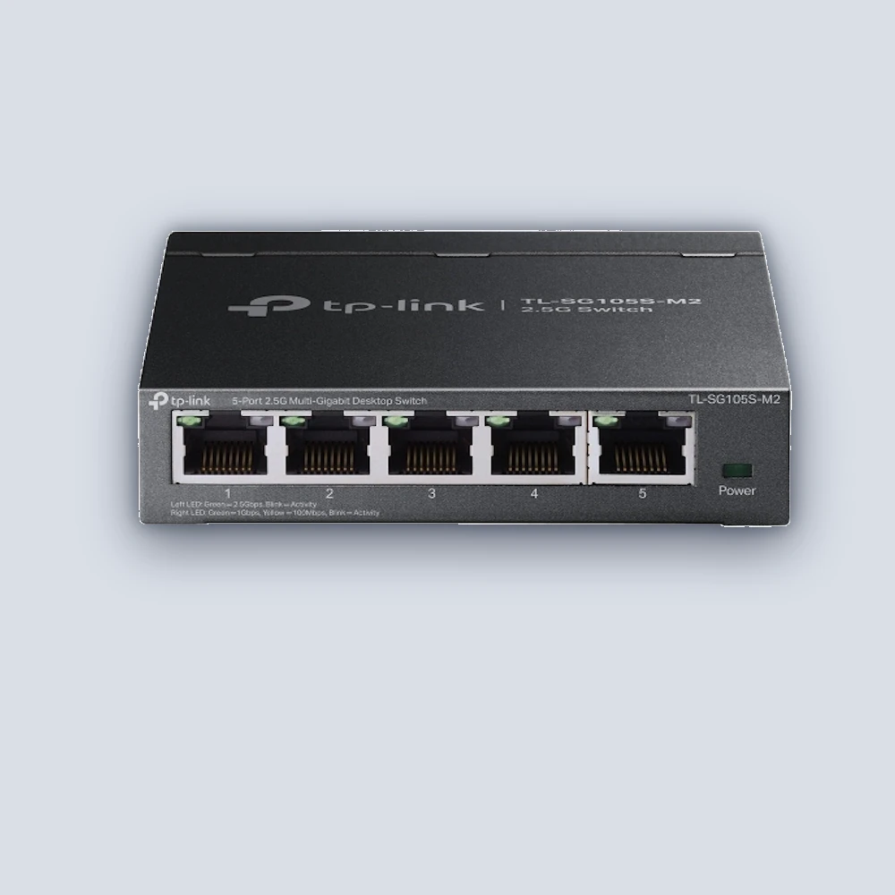 TP-Link TP-Link TL-SG105S-M2 5-Port 2.5G Switch Network Device
