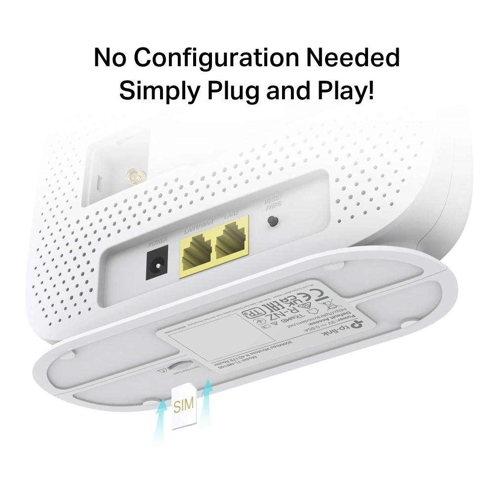 TP-Link TP-Link TL-MR105 4G LTE Router Network Device