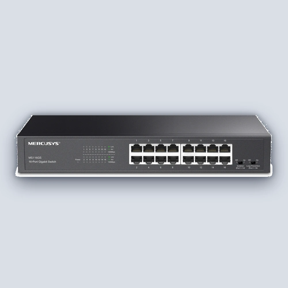 Mercusys Mercusys MS116GS 16-P Gigabit Switch Network Device
