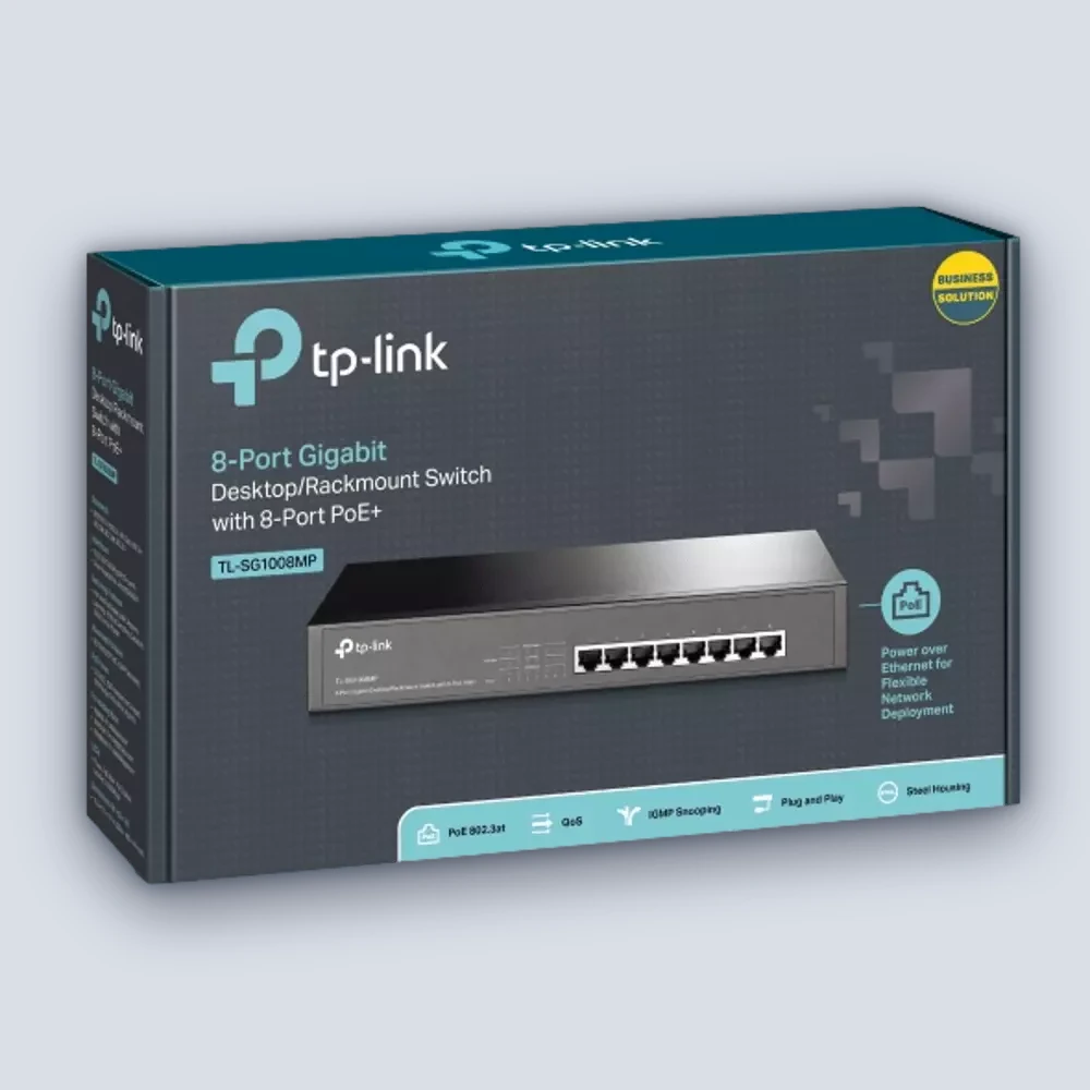 TP-Link TP-Link TL-SG1008 8-Port Gigabit Switch Network Device