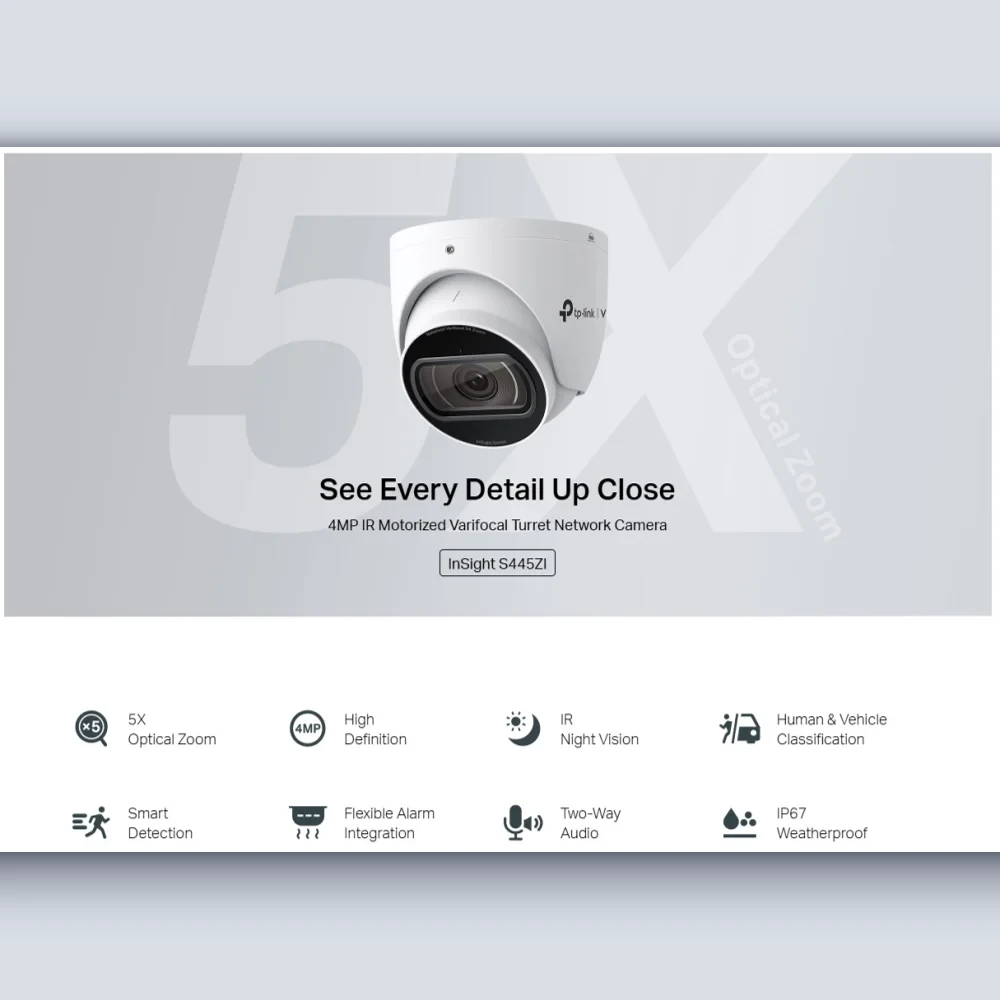 VIGI VIGI Turret InSight S445ZI Security Camera