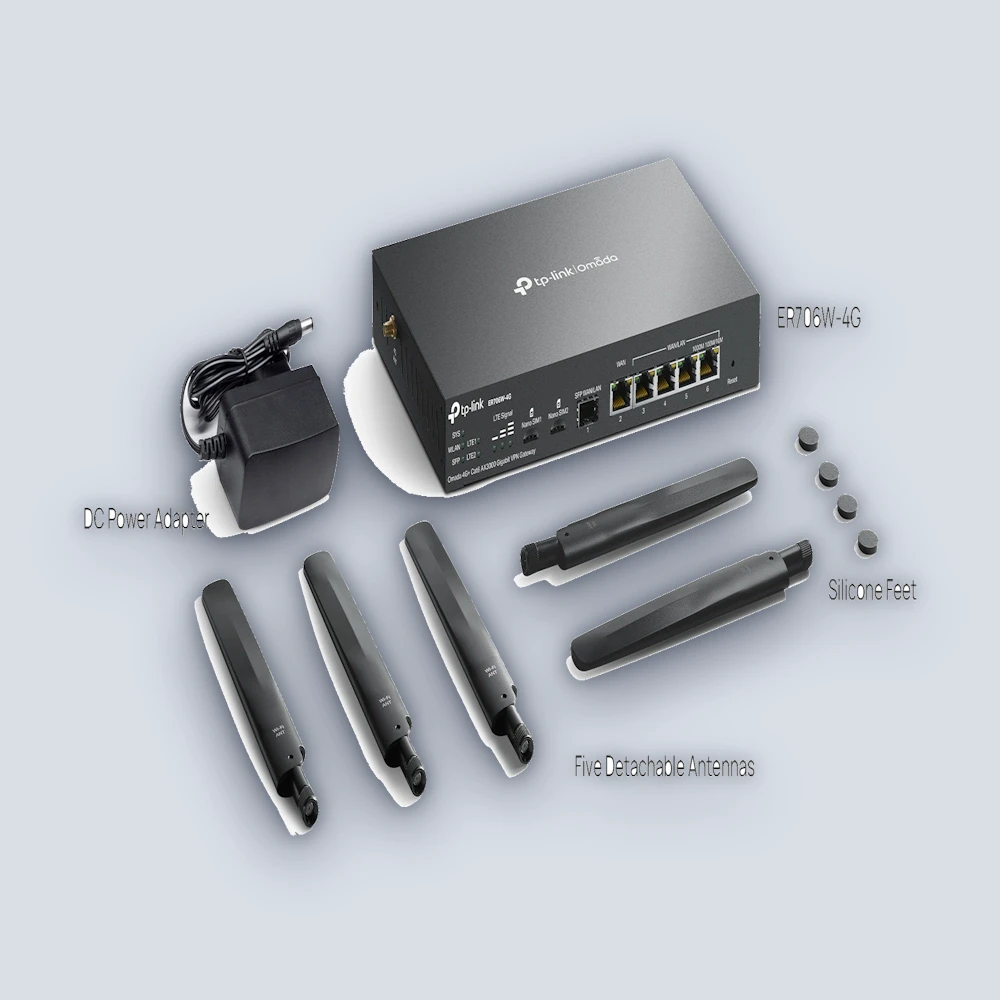 Omada Omada ER706W-4G AX3000 Network Device