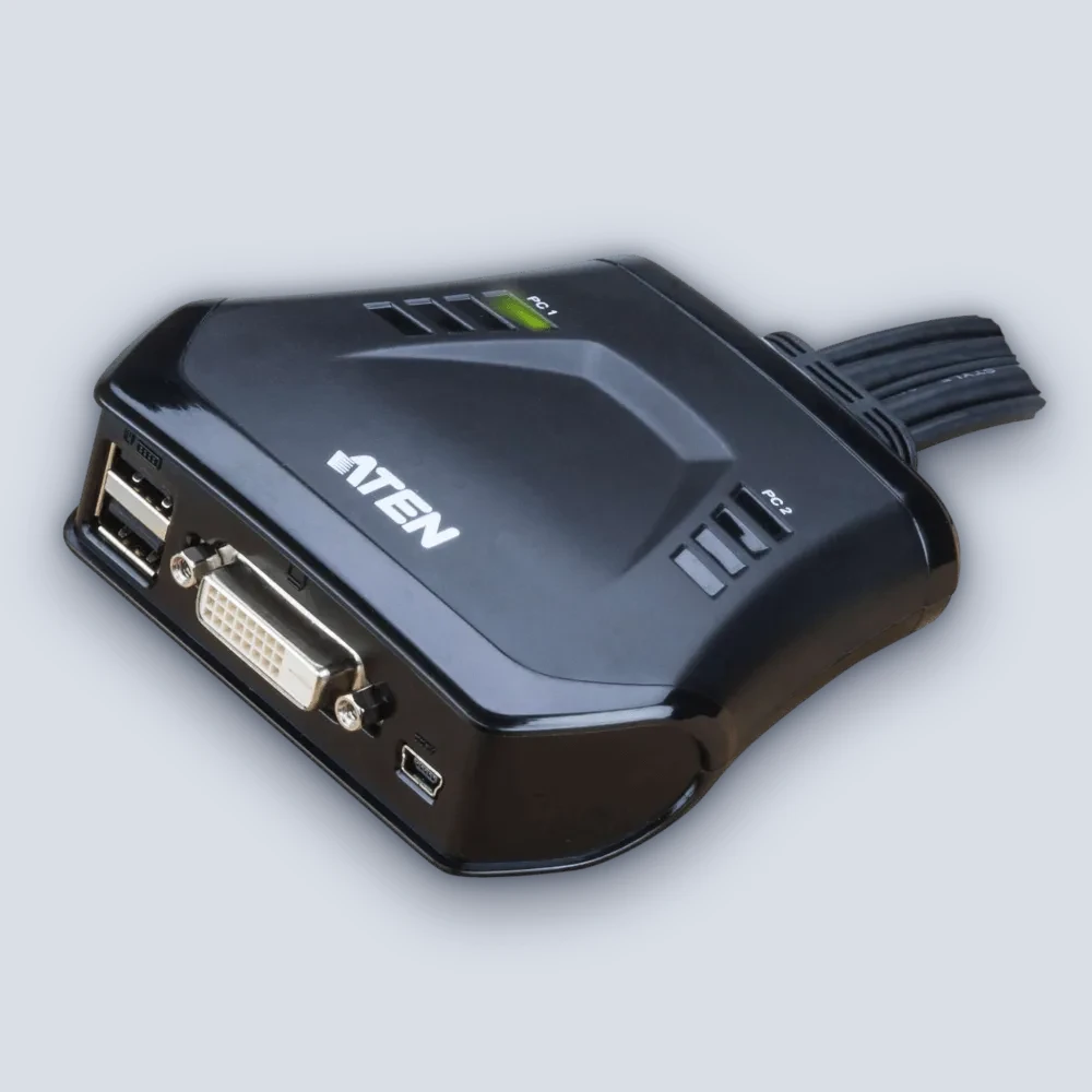 Aten Aten CS22D 2-Port USB DVI Cable KVM Switch