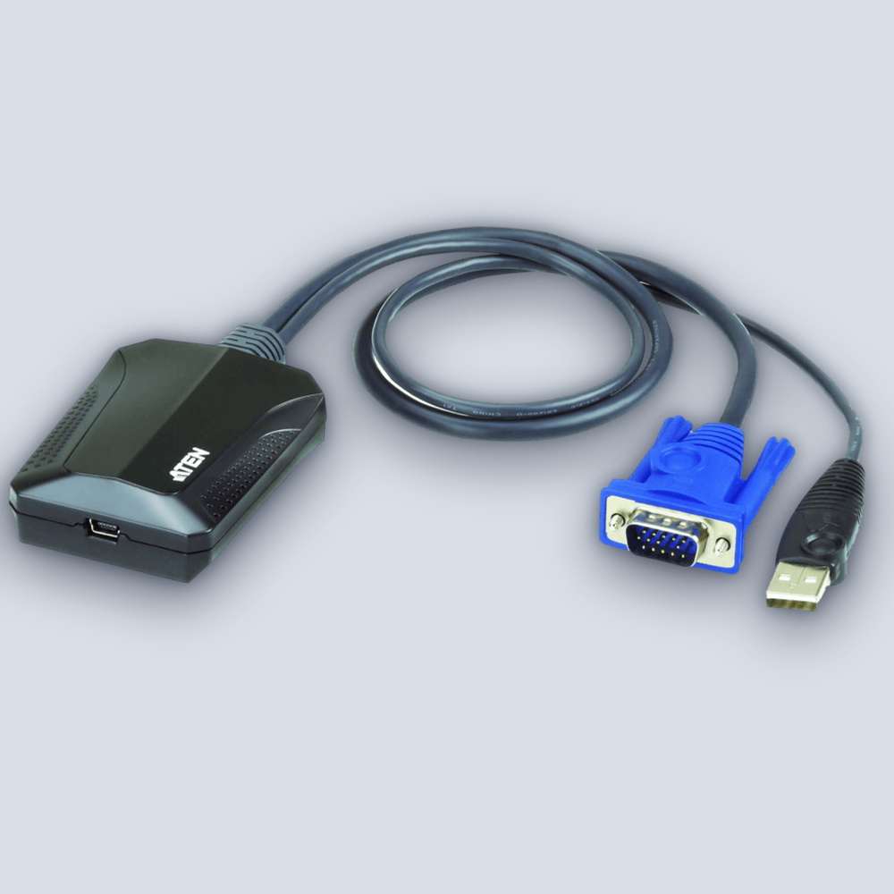 Aten Aten Laptop USB KVM Console Crash Cart Adapter IT Kit CV211CP Charger