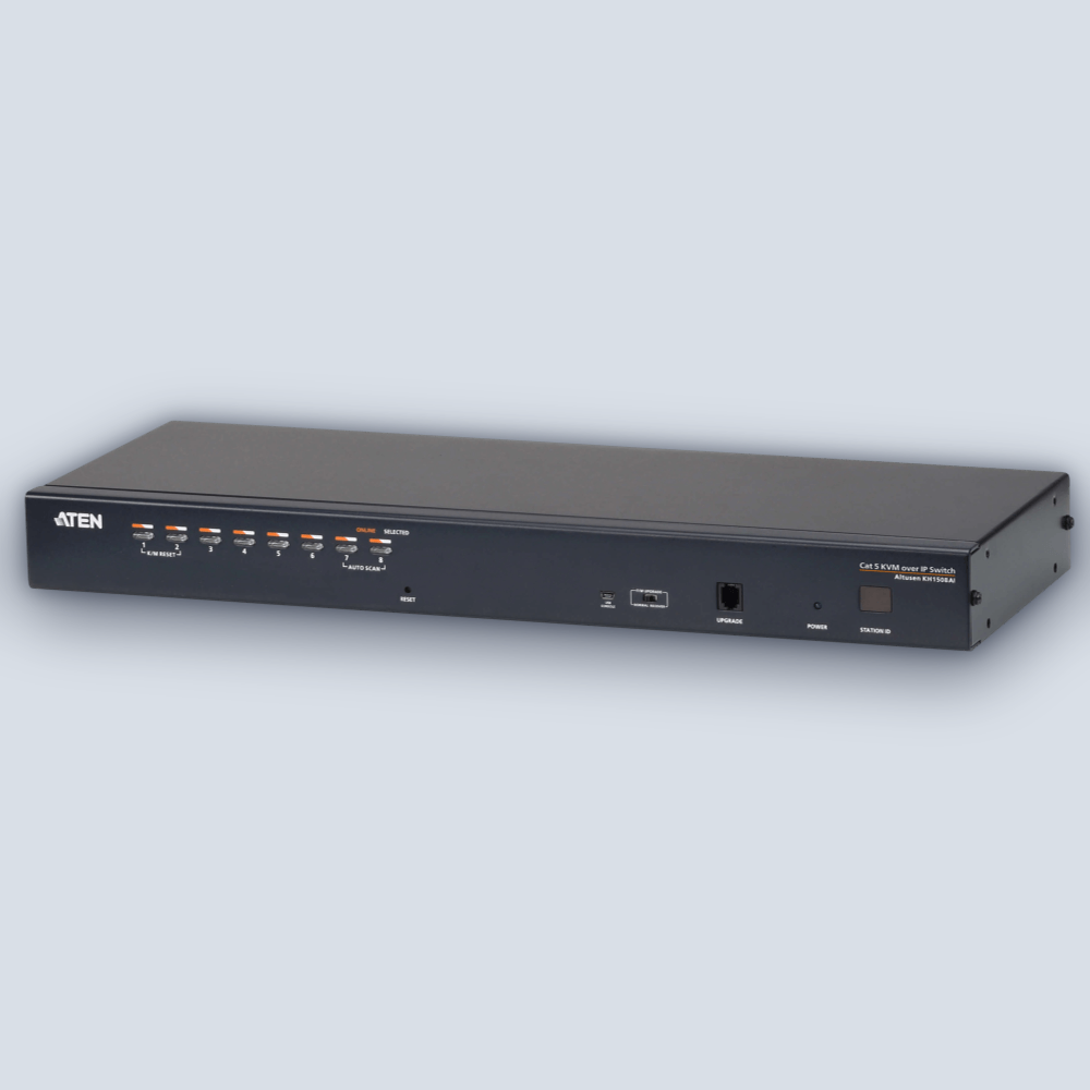 Aten Aten 8-Port Multi-Interface Cat 5 KVM over IP Switch KH1508Ai Network Device