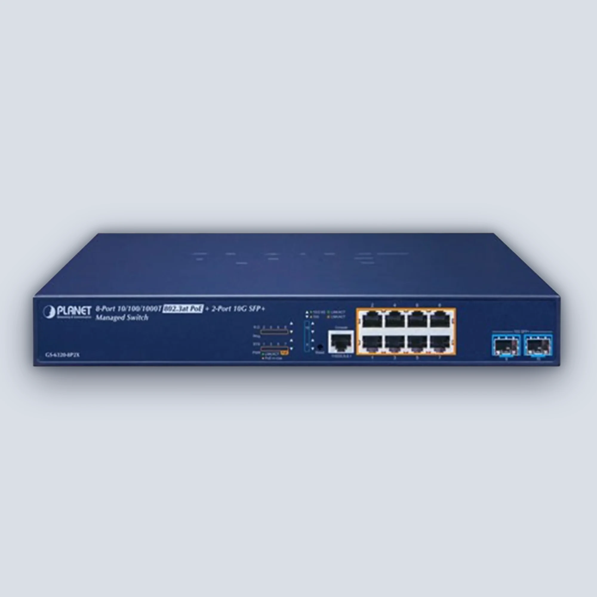 PLANET PLANET GS-6320-8P2X L3 8 Gigabit PoE 2 10G SFP Network Device