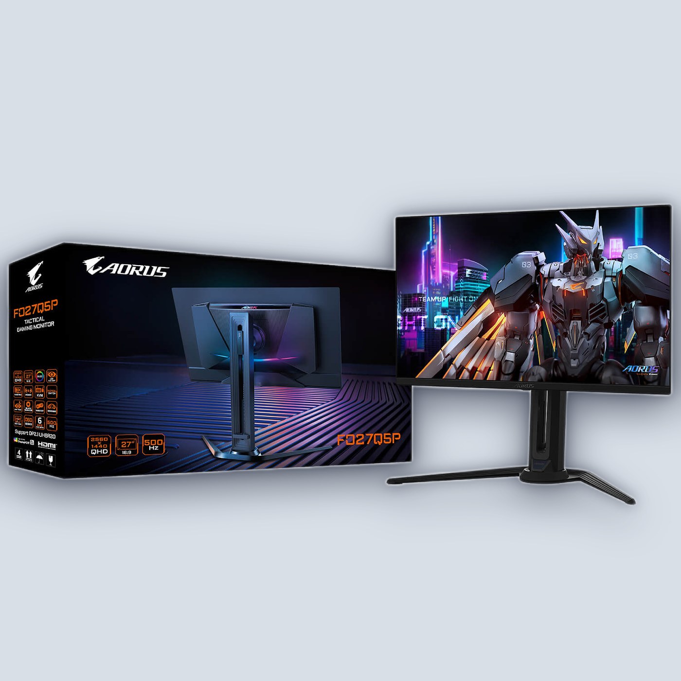 Gigabyte AORUS 27" OLED QHD 500Hz 0.03ms Gaming Monitor — image 5