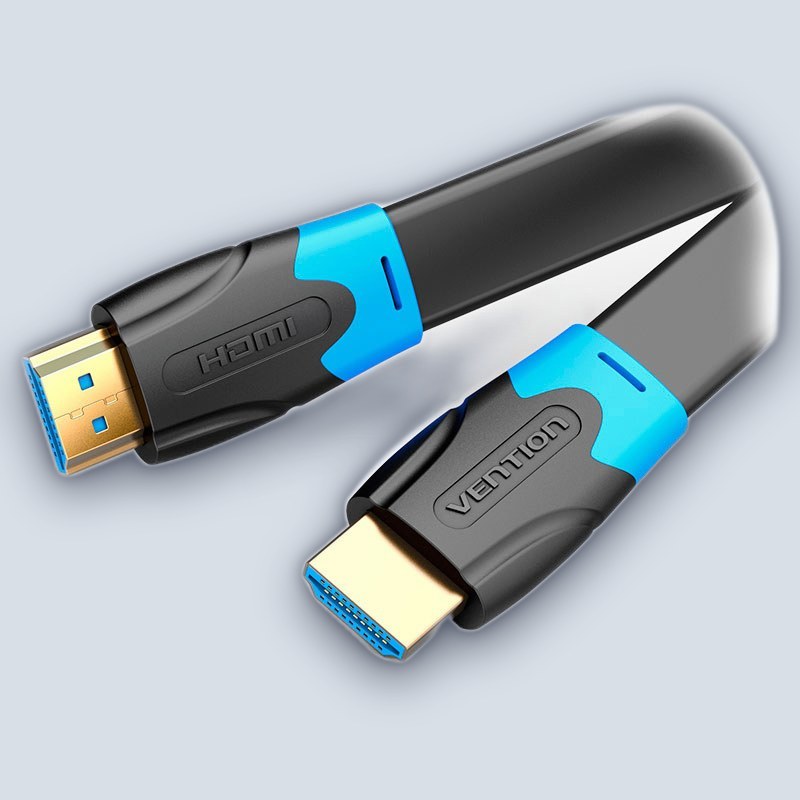 Vention HDMI 2.0 4K/60Hz Gold Plated Flat 2M Cable