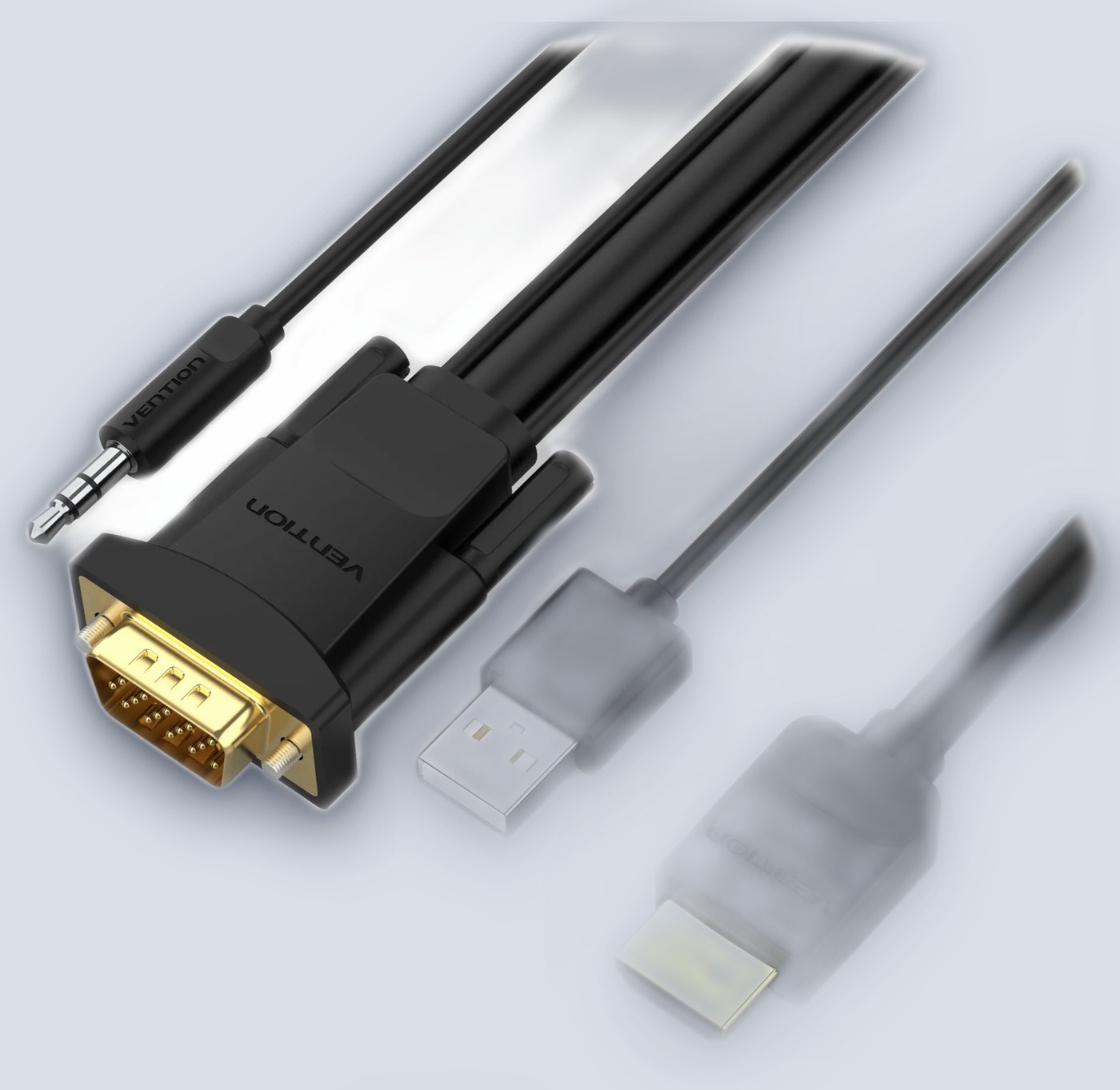 Vention HDMI to VGA with Audio + USB Power Input - 3M Cable
