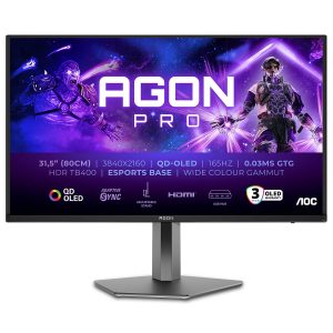 AOC 31.5″ AGON Pro OLED 4K UHD 165Hz 0.03ms Gaming Monitor